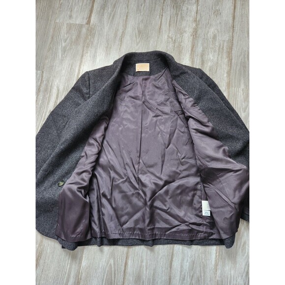 VTG Pendleton 100% Wool Blazer Gray USA Made Double Breasted Lined Sz 14 - Picture 4 of 10